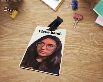 Custom Photo Band Luggage Tag, Personalized Instrument Case ID