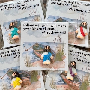 Tarjetas de bolsillo del Pequeño Jesús para obsequios de fiestas de la iglesia, estudio bíblico para hombres, obsequios religiosos, evangelismo, bolsas de regalo, bolsas de regalo, ministerio estudiantil