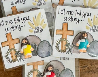 Christian Easter Party Favors Mini Jesus Pocket Cards Party Gift Bag Fillers