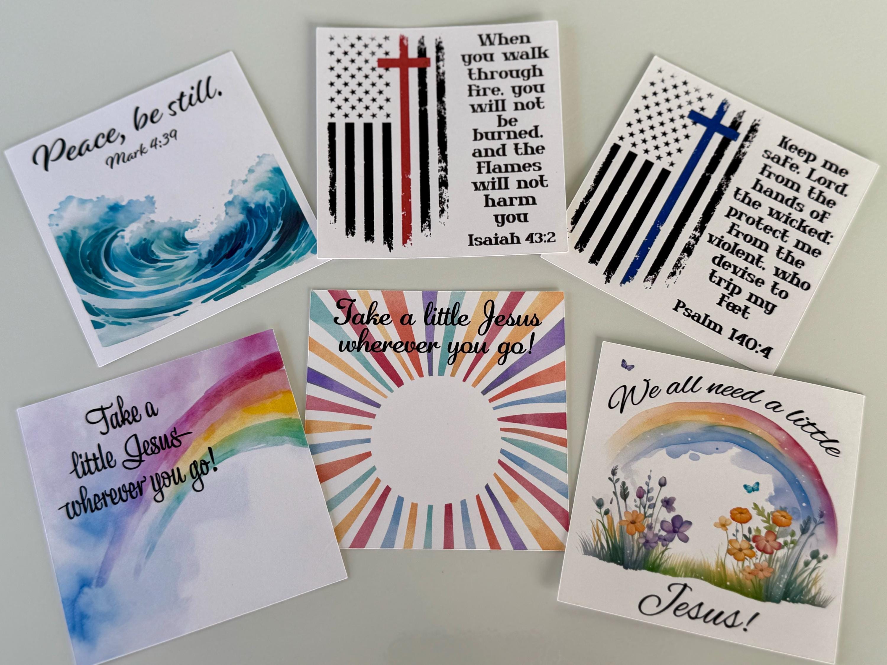 Little Jesus Pocket Cards for Christmas Church Party Favors, Bible ...
