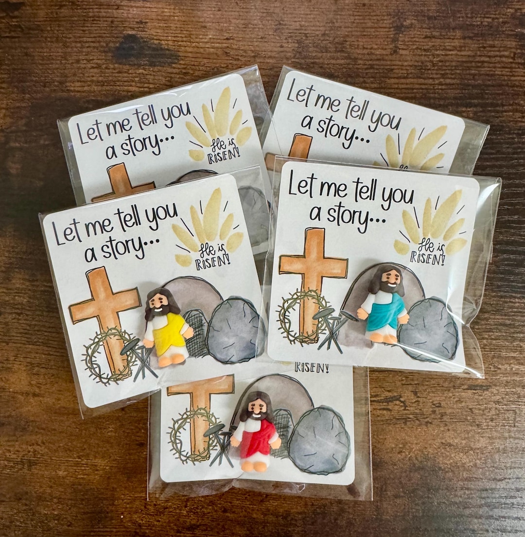Christian Easter Party Favors Mini Jesus Pocket Cards Party Gift Bag ...