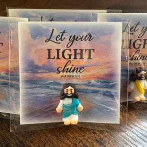 Little Jesus Pocket Cards for Church Party Favors Bible Study Religious Gifts VBS Favors