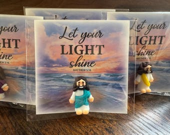 Little Jesus Pocket Cards for Church Party Favors Bible Study Religious Gifts VBS Favors