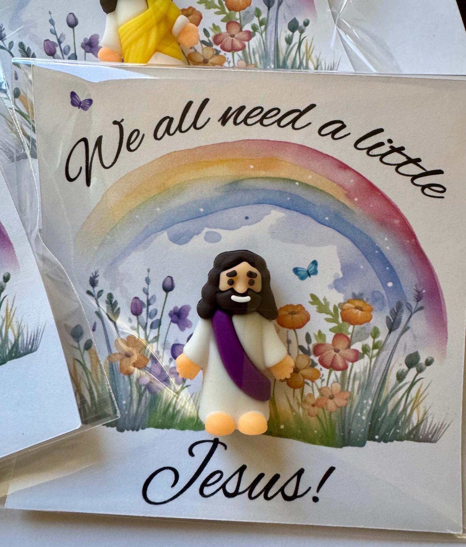 Little Jesus Pocket Card With Mini Figurine Christian Encouragement ...