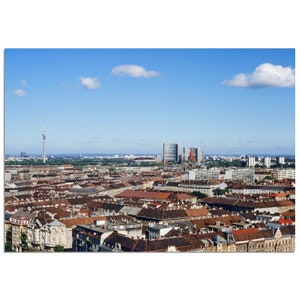 Photo Print 1980s Vienna Skyline Austria Vintage Wall Art Poster Austrian Heritage Gift Skyline Eighties Scenic View Cityscape Home Decor