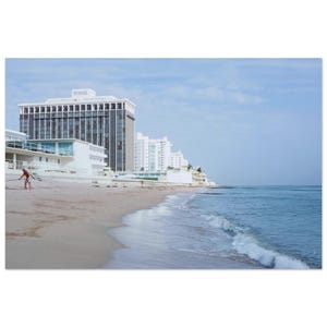 Photo Print 1970s Miami Beach Florida, Doral Beach Hotel, Wall Art Home Office Coastal Vacation Decor Seventies Travel Vintage Poster Gift
