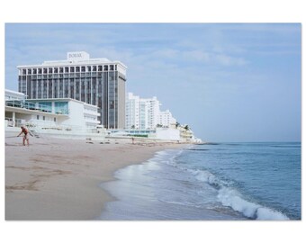 Fotodruck 1970er Jahre Miami Beach Florida, Doral Beach Hotel, Wand Kunst Urlaub Dekor Siebziger Reisen Vintage Poster Geschenk