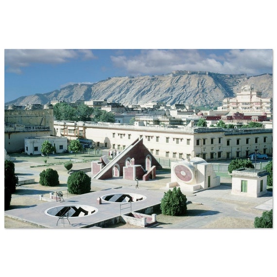 Photo Print 1960s India Jantar Mantar Observatory Structures