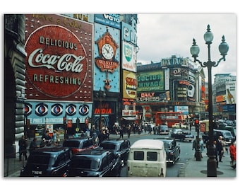 絵画美術　型押し印　ピカデリーサーカス　ロンドン　マッドステージ　異国の風景画 絵画美術 型押し印 ピカデリーサーカス ロンドン マッドステージ