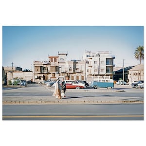 Fotodruck 1950er Jahre Damaskus Syrien, Farajalla Presse Nachrichtenstelle Büro Vintage Wand Kunst Poster Home Office Dekor Fifties Geschenk Idee Naher Osten Leben