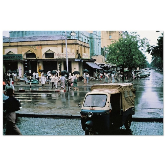 写真プリント 1960年代 ミャンマー (ビルマ) ヤンゴン ボージョー