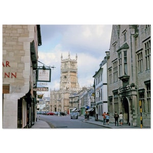 Photo Print 1960s England, Church of St. John the Baptist, Cirencester, Gloucestershire, UK Vintage Wall Art Home Decor Poster Heritage Gift