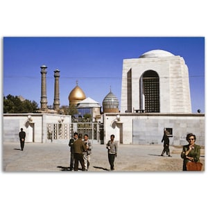 Photo Print 1960s Iran Mausoleum of Reza Shah, Ray Tehran Ira, Vintage Wall Art Decor Poster Gift Idea Vintage Iranian Scene Travel Sixties