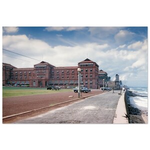 Impresión fotográfica de los años 70 en Sri Lanka, Hotel Galle Face, Colombo, póster vintage para decoración de pared, estudio, oficina, hogar, regalo de viaje con herencia asiática