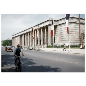 Photo Print 1950s München, Bayern, Deutschland, Haus der Kunst Kunst Museum, Vintage Wall Art Poster Home Office Dekor European Heritage Geschenkidee