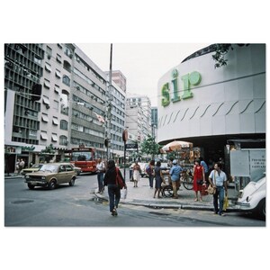 Photo Print 1980s Brazil Ipanema Rio de Janeiro 433 Bus B. Drumond Rua Vinícius de Moraes Street Vintage Wall Art Decor Poster Eighties Gift