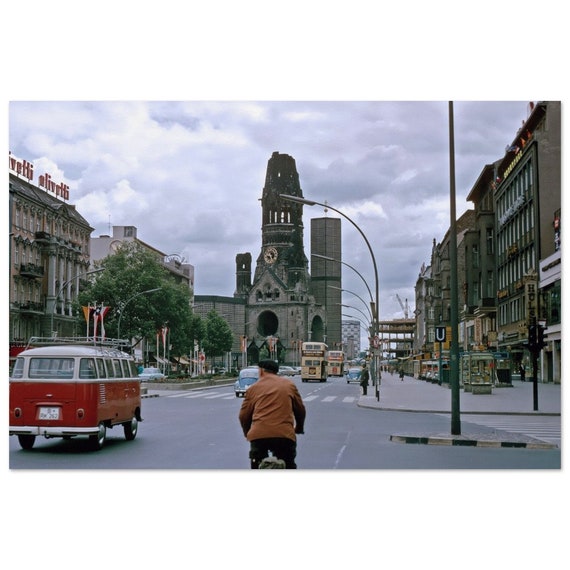 Photo Print 1960s Berlin, Germany, the Kaiser Wilhelm