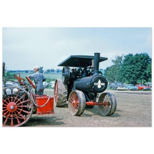 Photo Print 1963 Case Steam Tractor New York Pageant of Steam, Farm Engine Show, Vintage Agriculture Machinery, Rural Americana Decor Poster