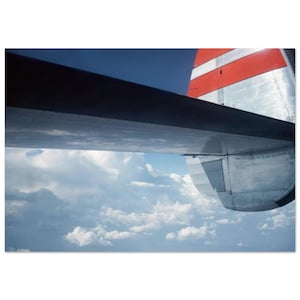 Photo Print 1950s Lockheed L-1049 Super Constellation Tail, Wall Art Home Office Fifties Vintage Passenger Aviation, Flight Decor Pilot Gift