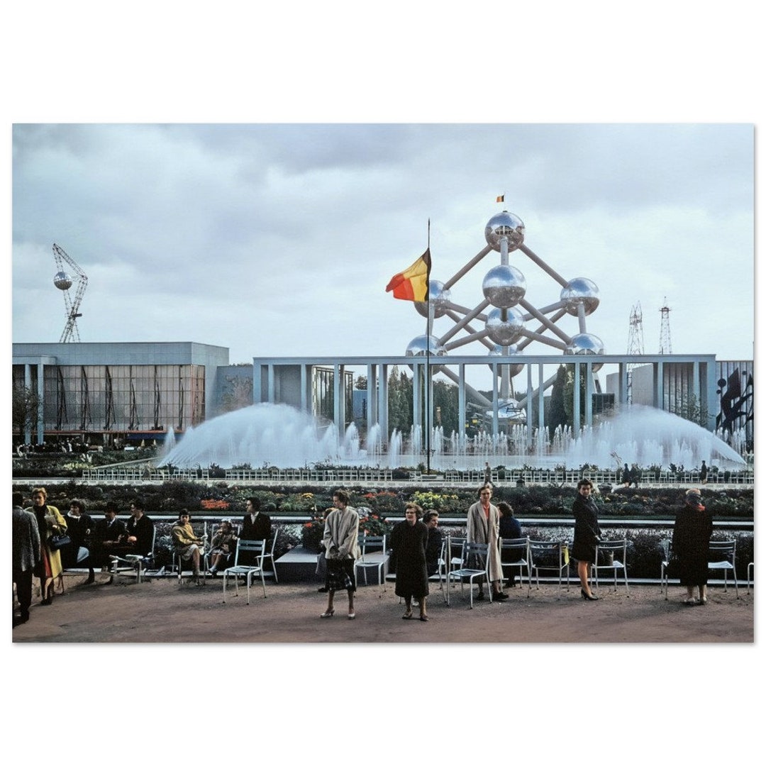 スペースエイジ　ミッドセンチュリー アトミウム彫刻ブリュッセル 1958年製 スペースエイジ ミッドセンチュリー アトミウム彫刻ブリュッセル 1958年製