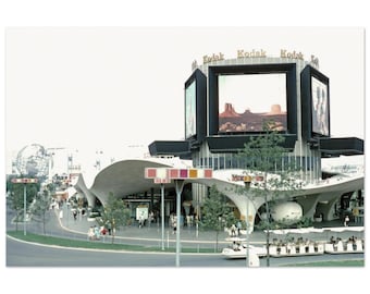Photo Print Kodak Pavilion 1964 - 65 New York World's Fair, Flushing Meadows Corona Park Queens New York, Vintage Wall Art Decor Poster Gift