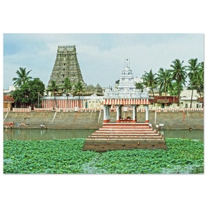 Photo Print 1970s India Kapaleeswarar Hindu Temple Fine Art Chennai, Tamil Nadu Vintage Wall Art Madras Poster Seventies Destination Gift
