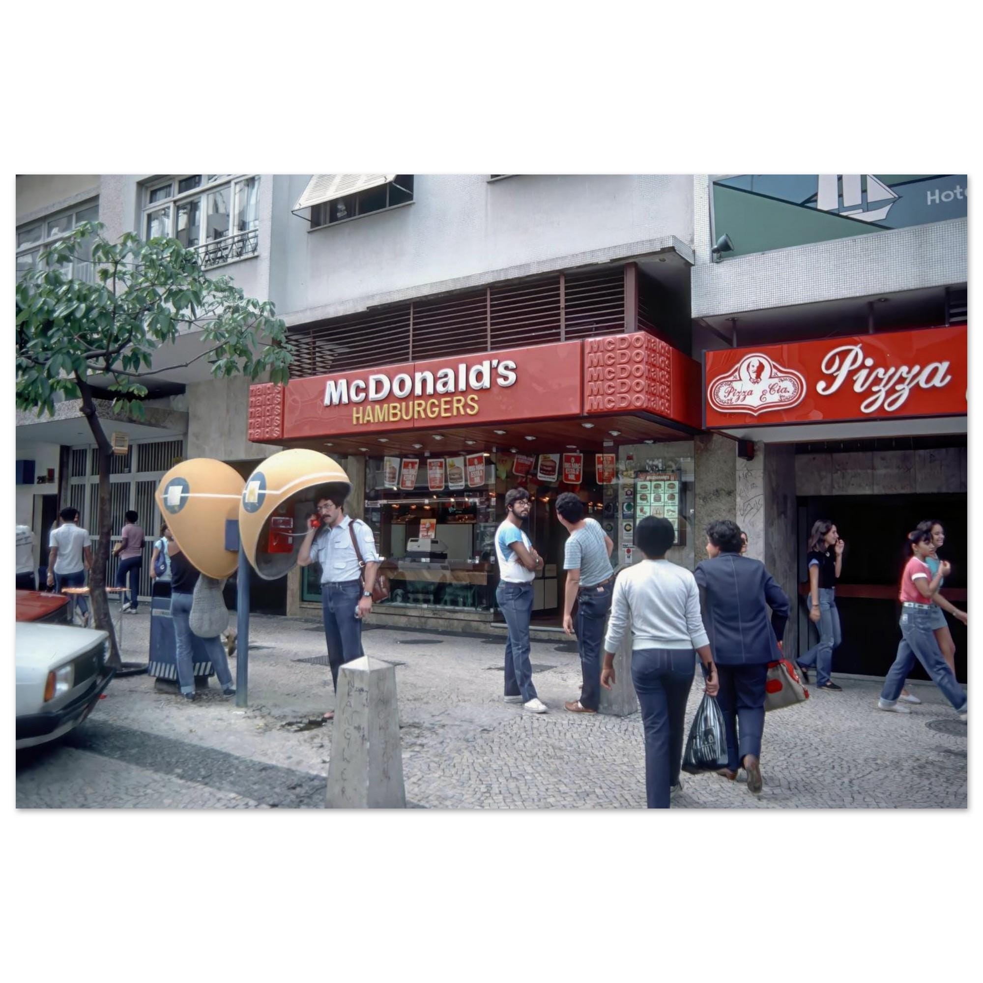 Mcdonalds 80s Poster - Etsy