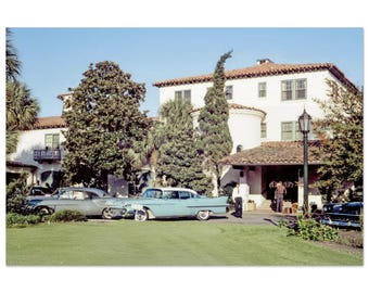 Photo Print 1960s Boca Raton Resort & Club (Cloister Inn), Florida, Wall Art Vintage Vacations Americana Sixties Poster Travel Home Decor