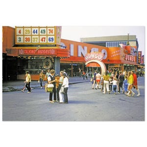 Foto Druck 1960er Jahre Toronto Bingo, Canadian National Ausstellung (CNE) Fair Expo, Vintage Wand Kunst Poster Home Office Dekor Kulturerbe Geschenkidee