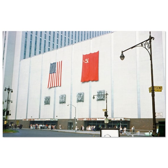 Photo Print 1959 NYC USSR Soviet National Exhibition, New York