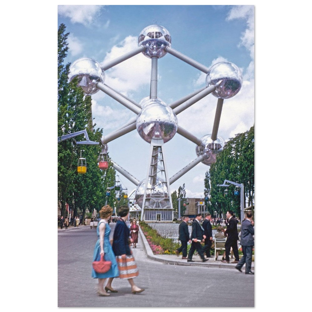 スペースエイジ　ミッドセンチュリー アトミウム彫刻ブリュッセル 1958年製 スペースエイジ ミッドセンチュリー アトミウム彫刻ブリュッセル 1958年製