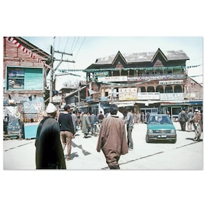 Photo Print 1990s Kashmir India Sopore City, Baramulla District, Jammu Ninetees India Wall Art Home Office Studio Decor Heritage Poster Gift