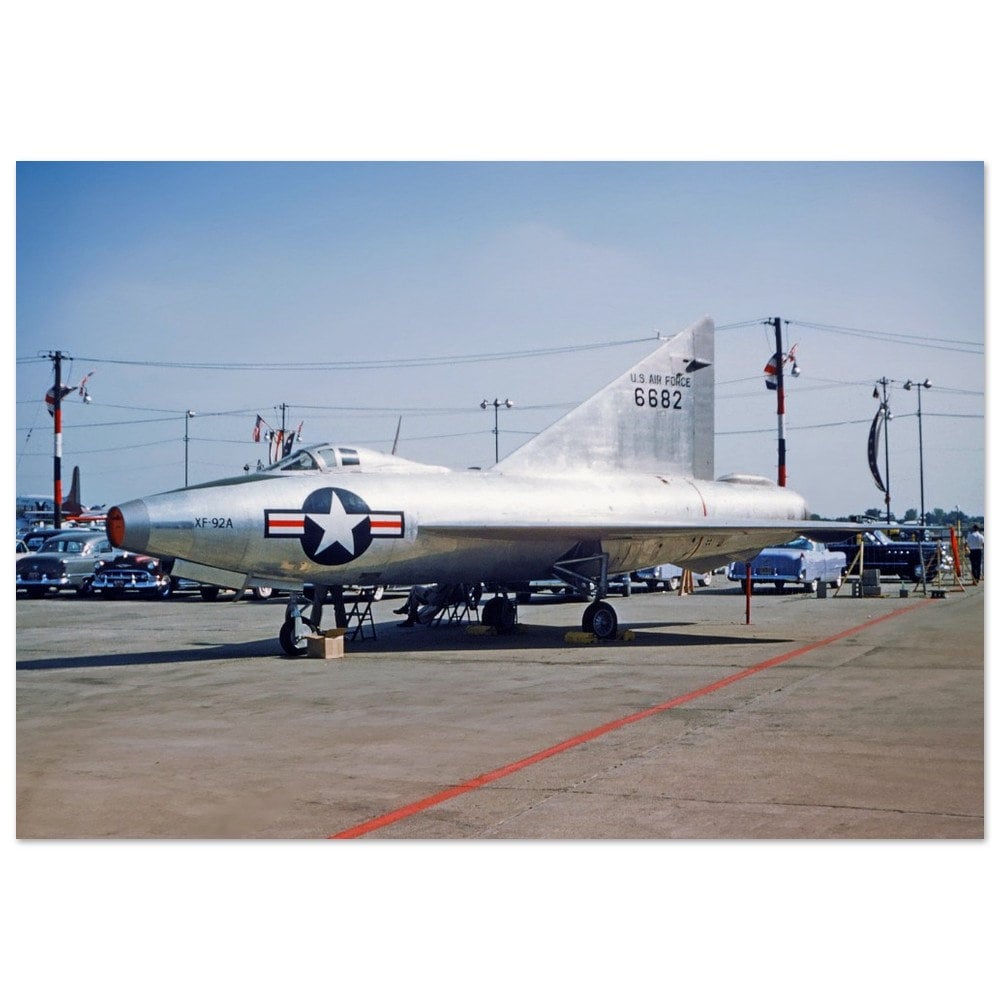 Photo Print 1950s Convair XF-92A Delta Wing Aircraft USAF 6682 Jet