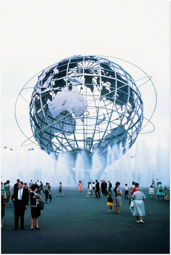 Photo Print 1964 Unisphere, New York World's Fair, Queens, New