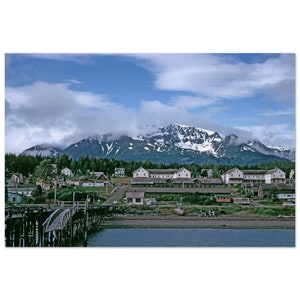 Fotodruck 1970er Jahre Haines, Alaska, USA, Landschaft Vintage Wand Kunst Poster Home Office Dekor Amerikanisch Alaskan Dekor