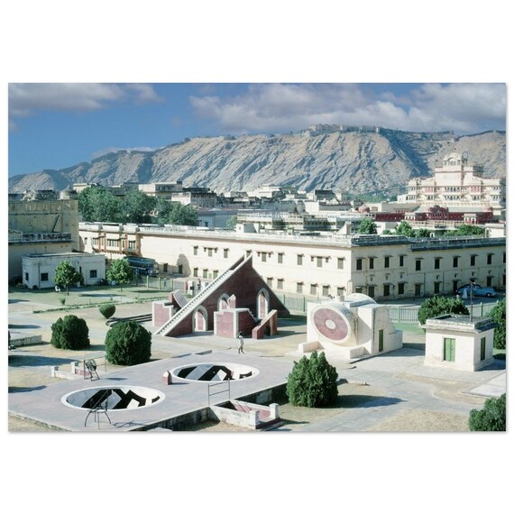 Photo Print 1960s India Jantar Mantar Observatory Structures