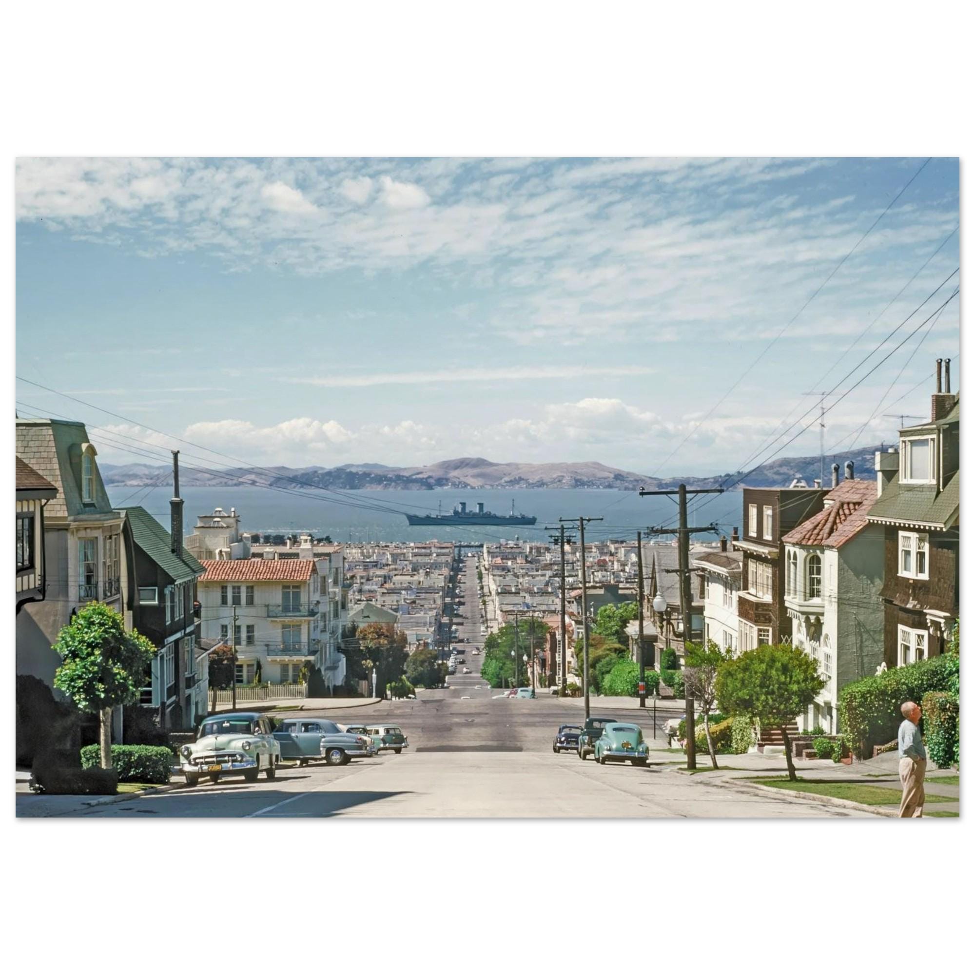 1940年代のサンフランシスコ、カリフォルニア州、アメリカの風景写真