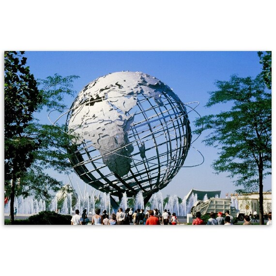 globe ポスター Photo Print 1964 Unisphere (globe) Flushing Meadows Park, the