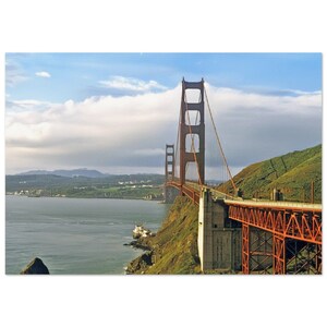 Photo Print 1940s San Francisco, Golden Gate Bridge, California, Forties Vintage Wall Art Poster Home Office Decor Heritage Historical Gift