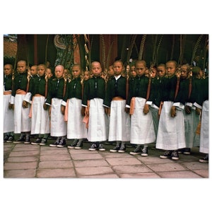 Fotodruck 1950er Jahre Feier des Lehrertags Taipeh Konfuzius Tempel Vintage Wand Kunst Poster Kulturerbe Haus Büro Dekor Tradition Geschenk