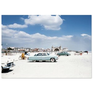 Photo Print 1950s Daytona Beach with Cars and the Bandshell, Florida, Vintage Wall Art Home Office Studio Room Coastal Decor Poster Gift