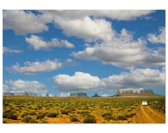 Impresión fotográfica de 1950, EE. UU., paisaje desértico de Monument Valley, Utah, Arizona, arte de pared vintage, decoración patrimonial, años cincuenta, aire libre americano, parque nacional