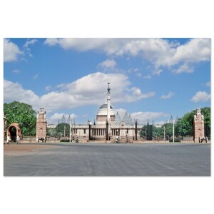 Photo Print 1960s New Delhi Rajpath Boulevard Rashtrapati Bhawan Presidential Palace India Vintage Wall Art Poster Sixties Unique Gift Idea