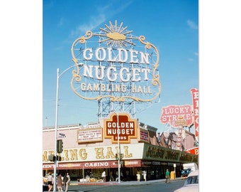 【Vintage】GOLDEN NUGGET CASINO RED Vintage Golden Nugget Gambling Hall Red Playing Cards, New