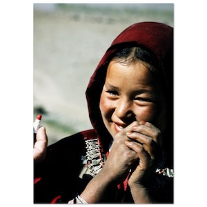 Photo Print 1970s Afghan Girl Kabul Afghanistan, Vintage Wall Home Decor Art Poster Portrait Peaceful Free Life Seventies Heritage Gift Idea
