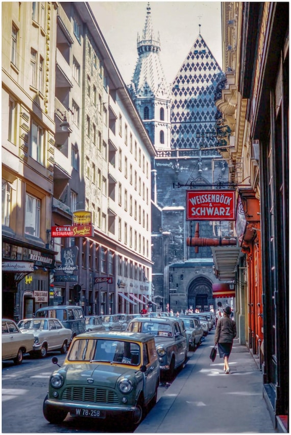 Photo Print 1960s Vienna Austria Singerstraße Innere Stadt, St