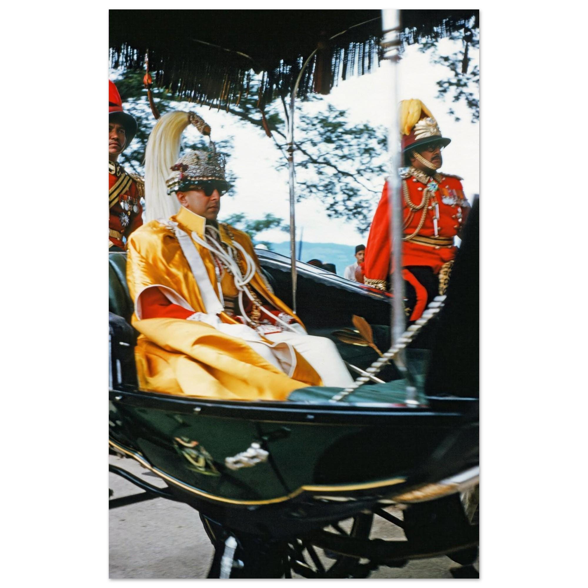 Photo Print 1970s King Birendra of Nepal, Kathmandu, Nepalese