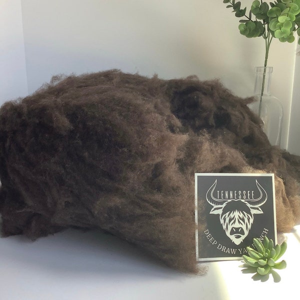 Yak Fiber, Natural Brown, No Dyes, Luxury Fiber, Cleaned and De-haired, Hand-Combe, Soft as Cashmere, 30% Warmer than Wool, Hypoallergenic!