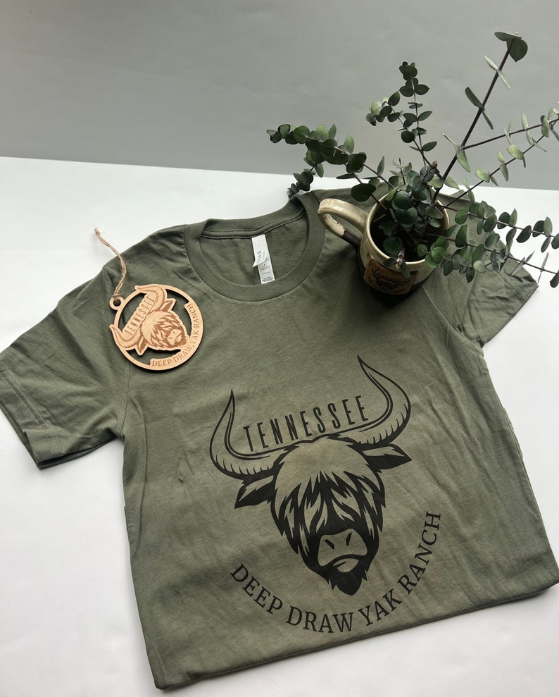 Deep Draw Yak Ranch Tshirt Bella Canvas Triblend Etsy Australia