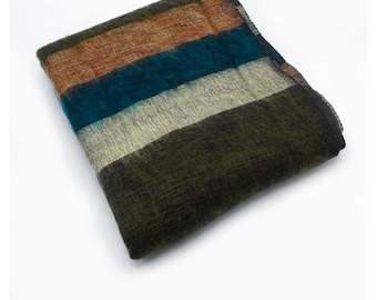 ヤクウール100%ブランケット - Etsy 日本